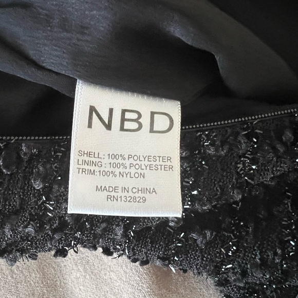 NBD Willa Jumpsuit - Black - Size Small - Picture 5 of 8